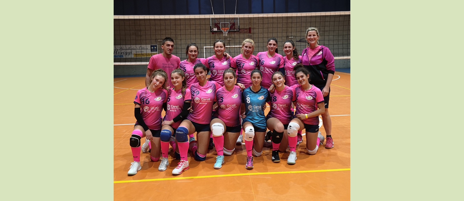 CAROLI ASSICURAZIONI sponsor della NEW VOLLEY ROMANENGO